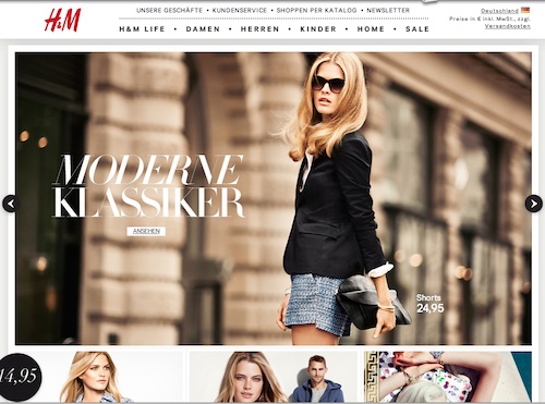 H&M Screenshot